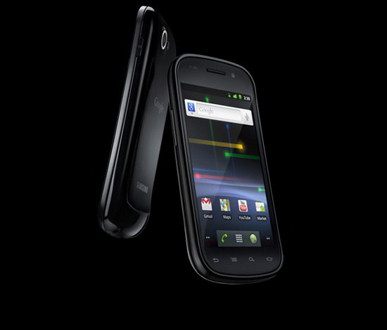 el nuevo teléfono móvil de Google Nexus S con Adnroid 2.3