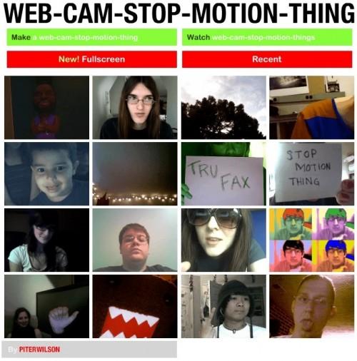 Gifs con tu webcam online