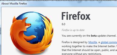 Firefox 6 Beta descarga