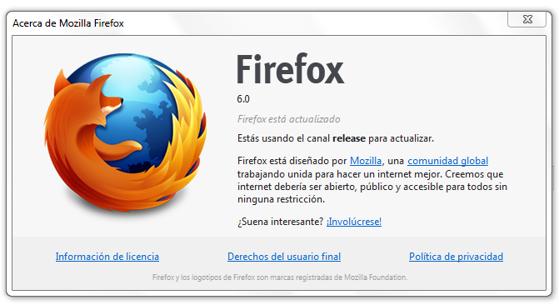 Descargar Firefox 6.0 oficial
