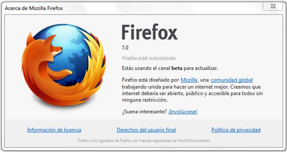 Firefox 7 Beta 4 gratis