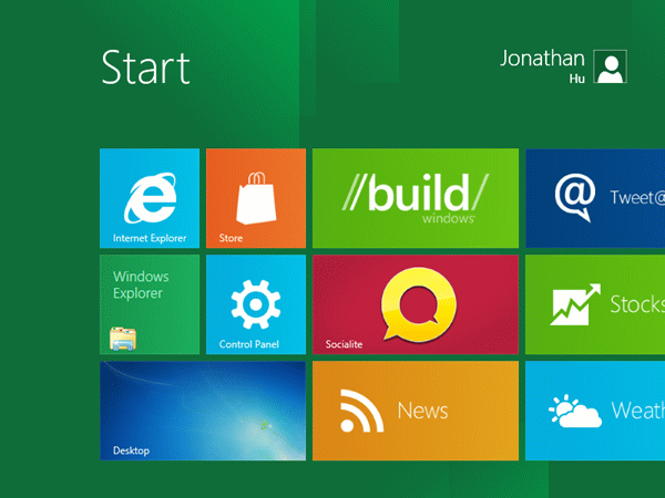 Nueva Interfaz Usuario Windows 8