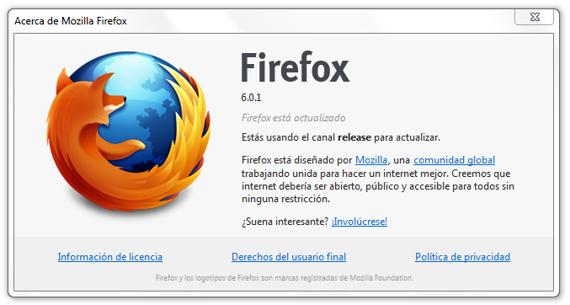 descargar Mozilla Firefox 6.0.1