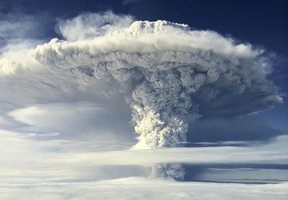 fotografía volcán Puyehue erupción