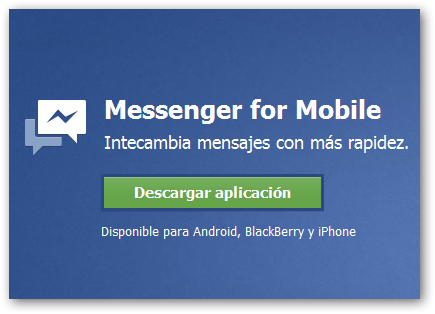 Facebook Messenger disponible para Android, BlackBerry y iPhone