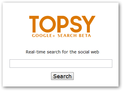 Topsy, búsqueda en tiempo real para Google Plus