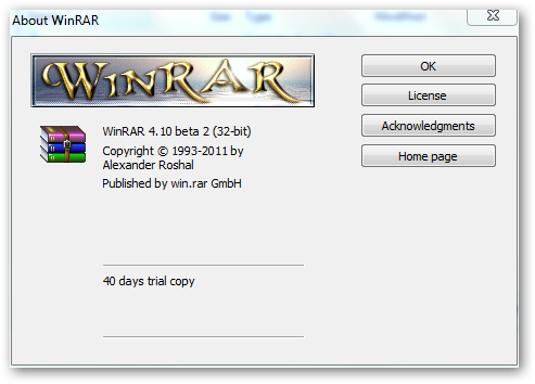 WinRAR 4.10 Beta 2
