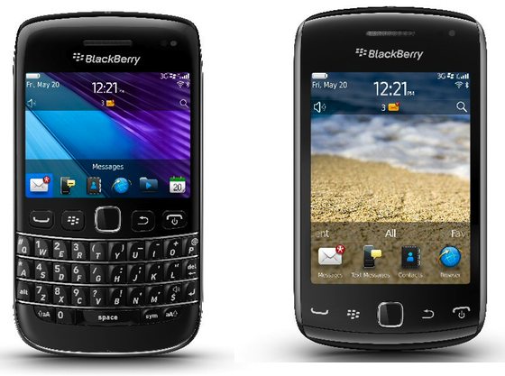 BlackBerry Curve 9380 y Bold 9790
