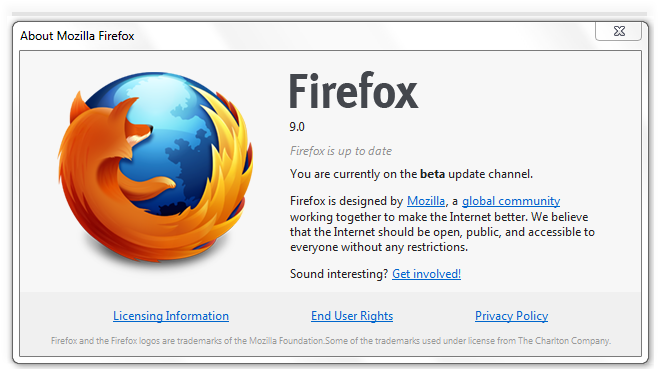 Descargar Firefox 9 Beta 1