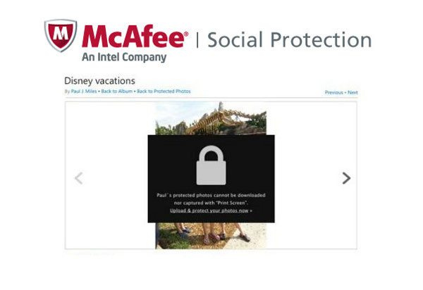 McAfee Social Protection For Facebook