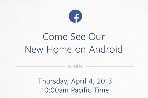Facebook Evento 4 Abril 2013