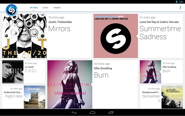 Shazam para Android