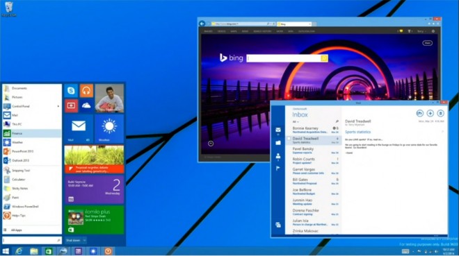 Windows 8 menú de inicio