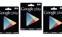 Disponibles las tarjetas de regalo de Google Play