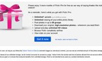 Flickr ofrece servicio profesional gratis por 3 meses